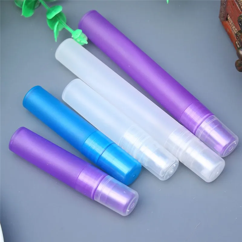 

5ml/10ml Small Plastic Makeup Refillable Bottle Women Portable Travel Use Spray Bottles Mini Cosmetic Containers Perfume Bottle
