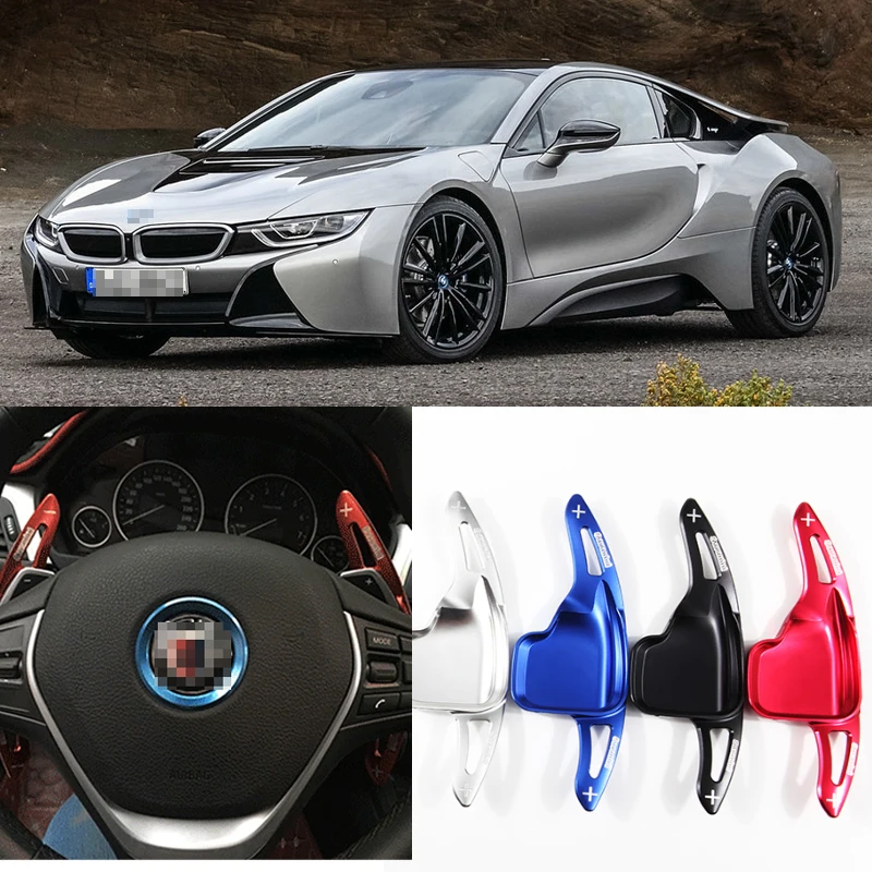 Tommia 2 шт. рулевое колесо с алюминиевым рычагом переключения для BMW I8 16 18