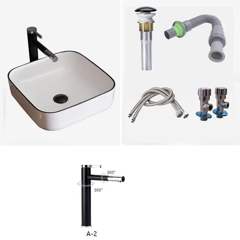 Mano Vanity поо Wasbak черный Evier Bacia-де-Lavagem Wastafel Fregadero Waschtisch раковина для ванной Lavabo Куба Banheiro умывальник - Цвет: Number 9