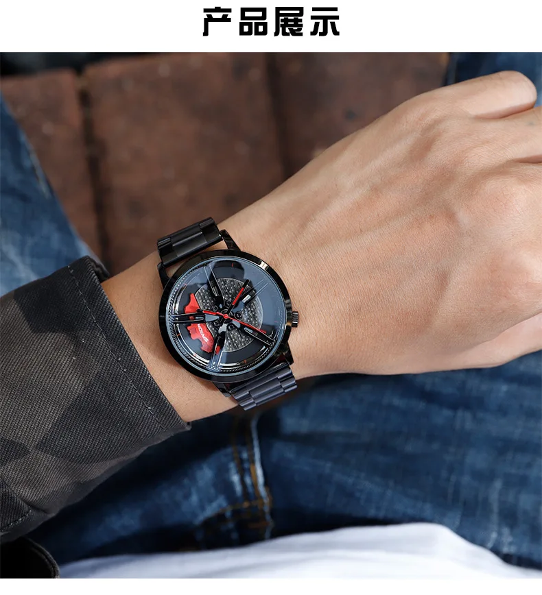 Уникальные спортивные мужские часы в стиле хип-хоп со стальным ремешком, кварцевые наручные часы со скелетом для студентов, новинка, Relogio Masculino