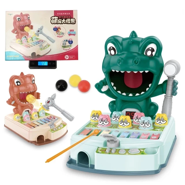 Children Light Music Whac-A-Mole Toys Multifunctional Play Hit Hammering Game Educational Interactive Toys Christmas Gift 6