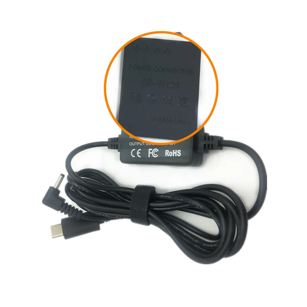 W126 Batteria Fittizia + Pd Tipo-C Cavo Per Fujifilm Fuji X-E3 Cp-W126 X-S10 X-A7 X-T3 X-T30 Banca Di Potere Xh1 Xt200 W126S