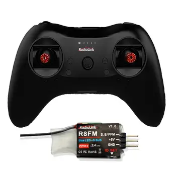 

LeadingStar Radiolink T8S FHSS 8CH RC Handle Transmitter with R8FM OR R8EF 2.4GHz Receiver Support S-BUS PPM Output for RC Drone