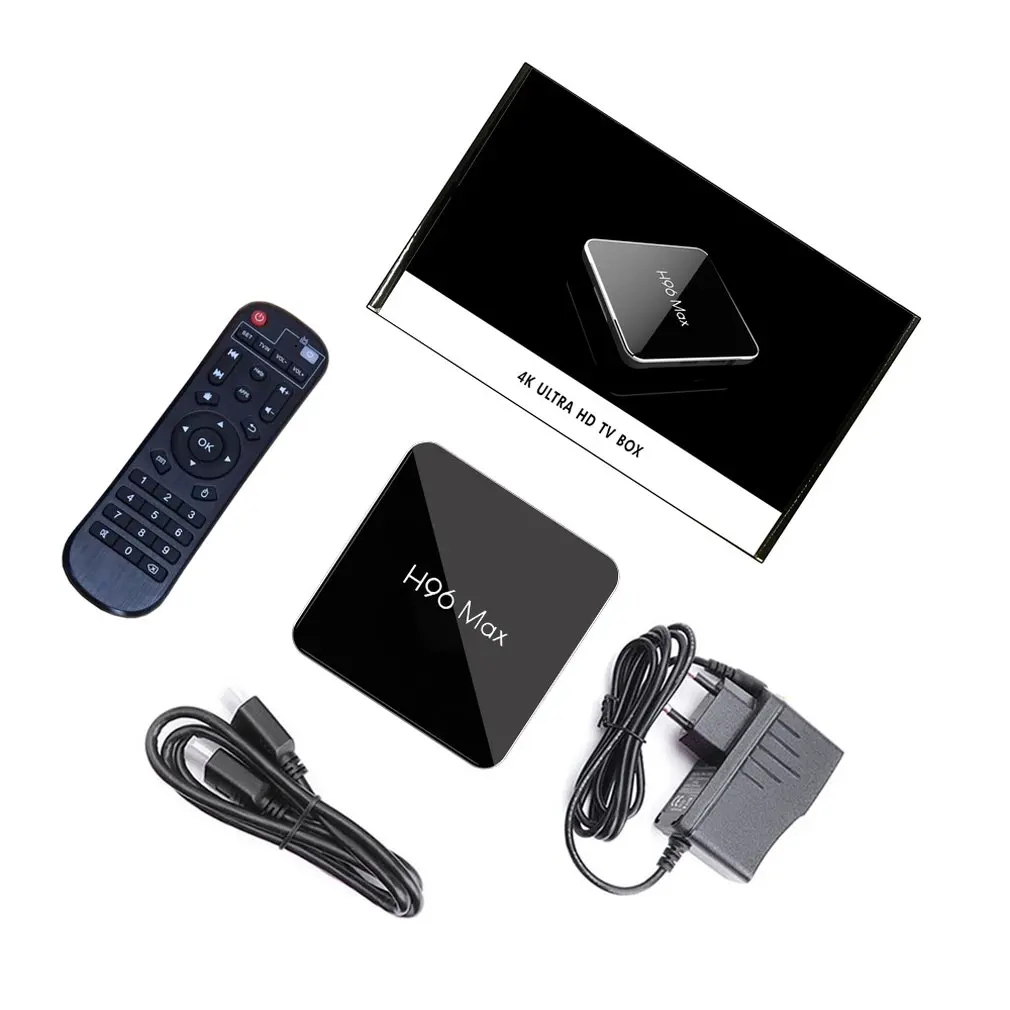 Android 8,1 Smart tv Box H96 MAX 2 Гб 16 Гб H96 MAX X2 Amlogic S905X2 Dual Wifi BT H.265 1080p 4K телеприставка медиаплеер