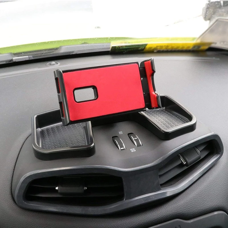 Автомобильный держатель для Jeep Renegade Ipad и Gps, вращение на 360 градусов, с органайзером, регулируемый автомобильный держатель для мобильного телефона, подставка K