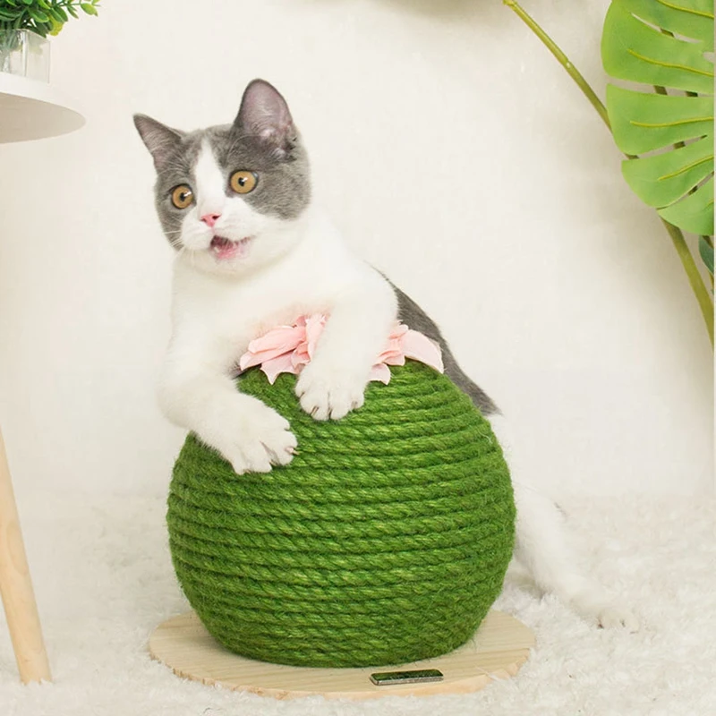 Когтеточка для кошек, прикольная груша, игрушка для кошек, котенок, кактус, кошачий продукт, Когтеточка из сизаля для кошек, украшение для игры