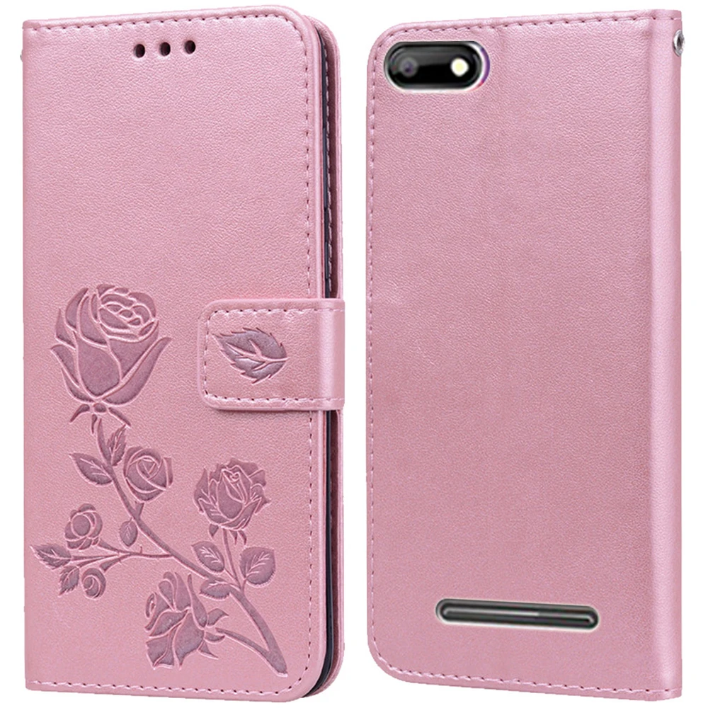 Роскошный кожаный чехол книжка с откидной крышкой для Blu Dash X2 / M2 R1 HD Rose Flower