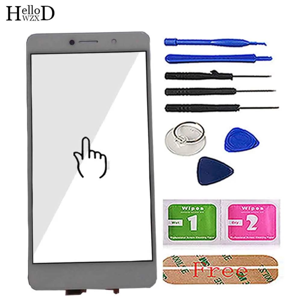 White With Tools Сенсорный экран для Huawei Mate 9 lite Honor 6X GR5 сенсорный экран дигитайзер панель Датчик Стекло объектив Панель Ремонт Инструменты клей - Цвет: White With Tools