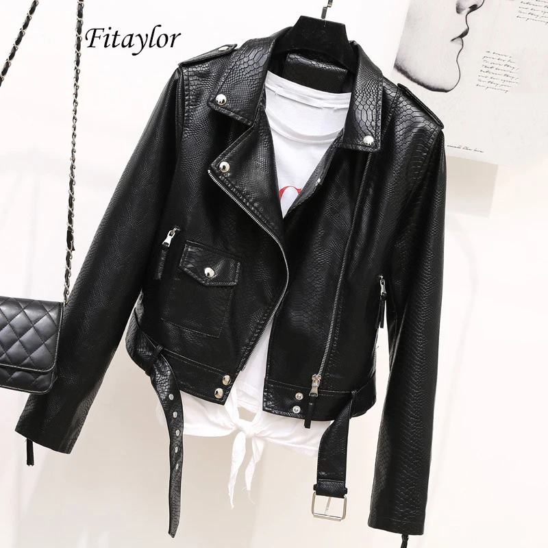 Fitaylor 2020 New Winter Women Sheepskin Coats Thicken Faux Leather Lamb Fur Jackets Hem Detachable Motorcycle Zipper Outerwear