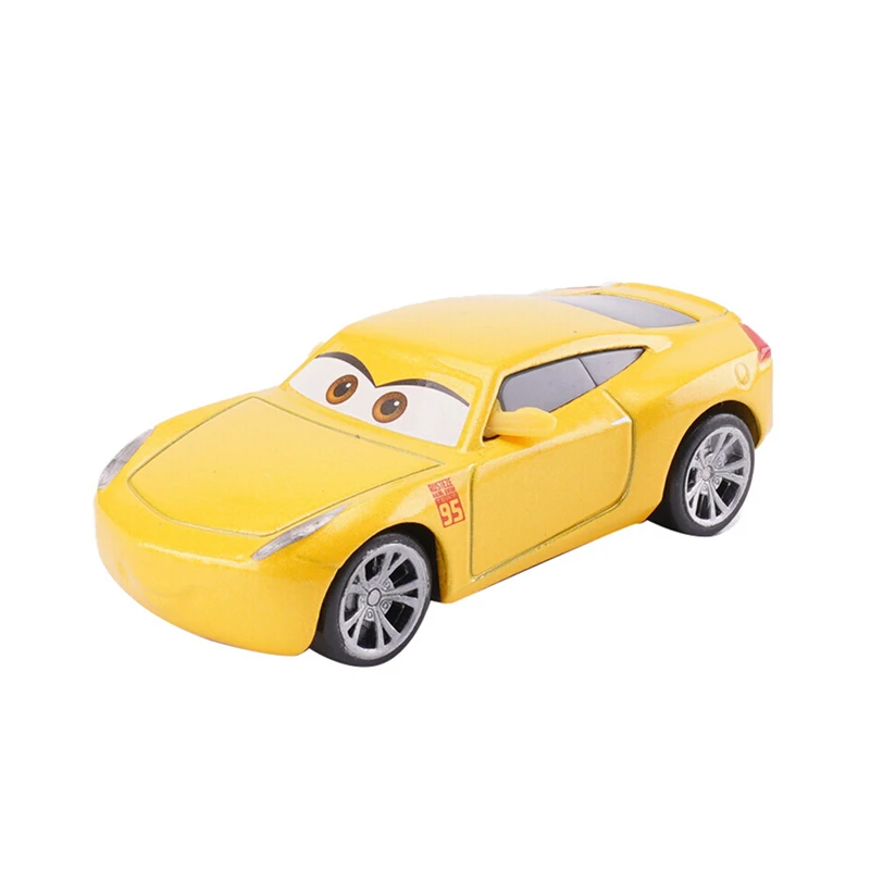 Disney Pixar Cars 2 3 Cars Collection Lightning McQueen Jackson Storm Ramirez 1:55 Diecast Metal Alloy Toy Car Model Kids Gift 8