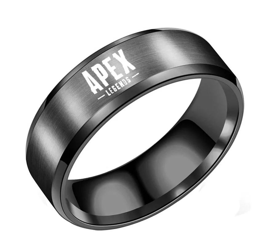 Hot Game Apex Legends Ring Titanium Steel Hero Ring Stainless Steel Ring for Freind Best Gift Ring Championship Rings 