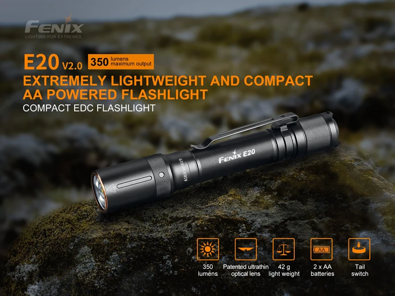 Fenix E20 V2.0 Compact EDC Flashlight (1)
