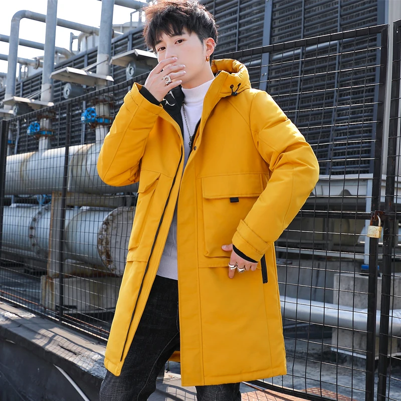 

ZOZOWANG Brand Top Quality 90% White Down Jacket Men Thick Winter 2020 NEW Hat Detached Warm Parka Windproof -30 Degrees