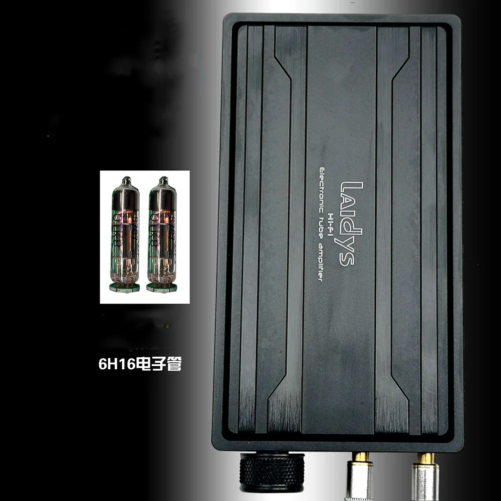 LUSYA Portable 6H16 Tube Headphone Amplifier with 2100mA lithium battery for 8 600ohm Headphone T0284