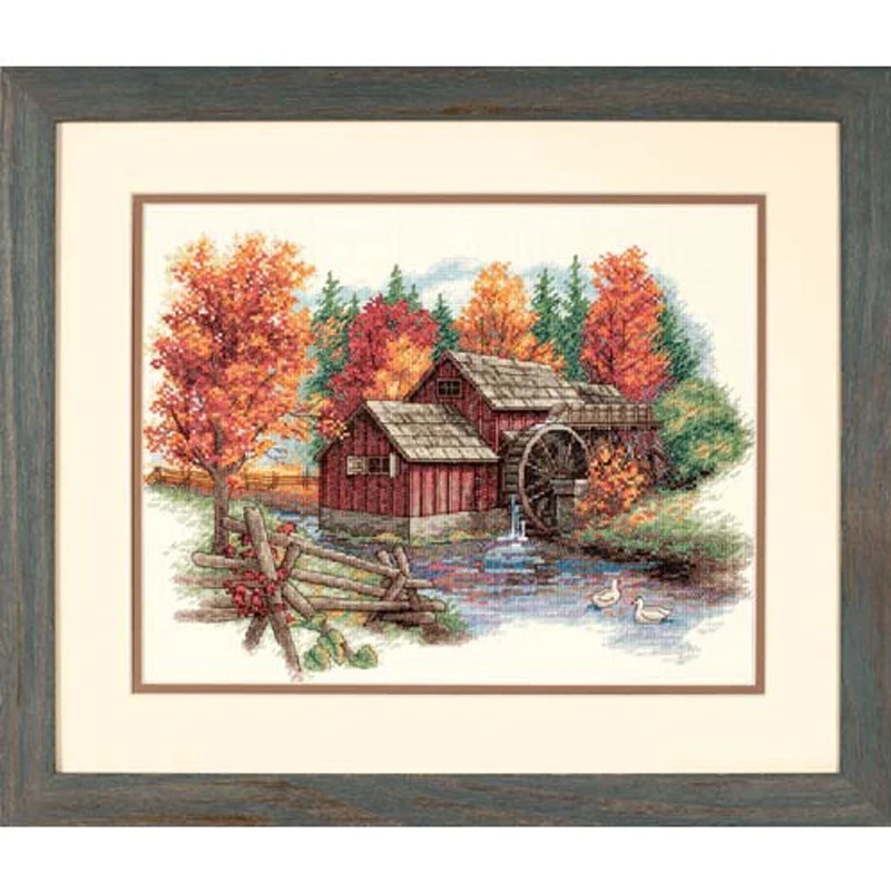 Glory of Autumn Cabin Chalet Cottage dim 35199