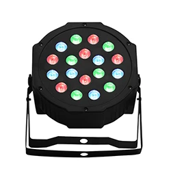 Высокое качество Мощность 18 Вт 18 светодиодный свет для сцены RGB параболический алюминизированный отражатель DMX-512 вечерние освещение для дискотеки Световой Лазерный проектор(20 шт./лот - Цвет: 18x3W rgb par led