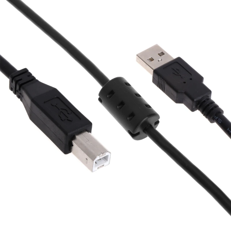 

1PC 2M USB 2.0 Ext Cable Print Scanner Lin Cable AM-BM HUB WXTA