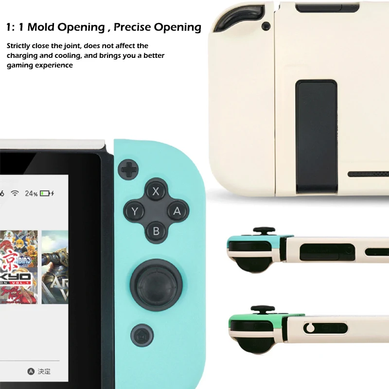 Чехол для Nintendo Switch чехол с изображением животных Жесткий ПК контроллером Joy Con