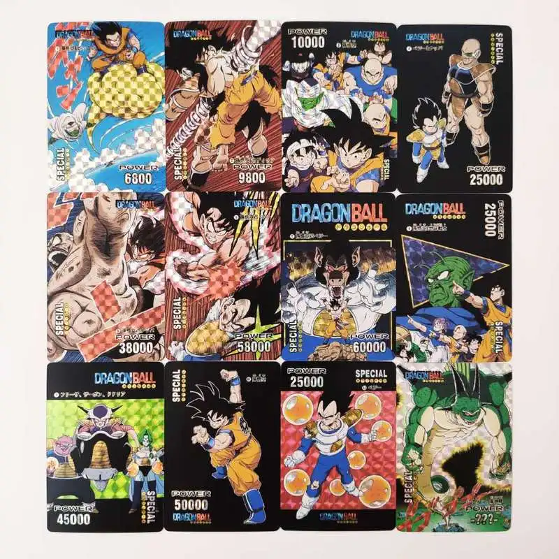 55 шт./компл. Супер Саян Герои комиксов битва игрушки Goku хобби Коллекционные вещи
