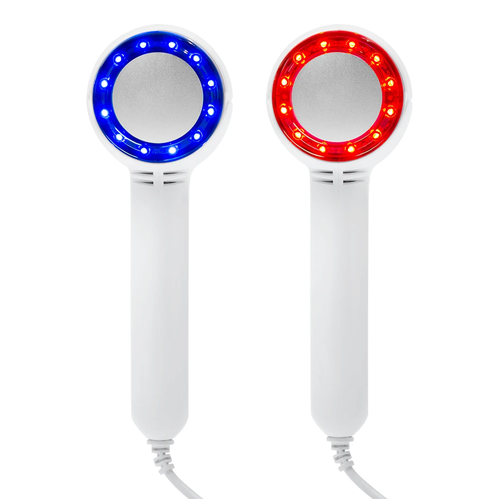 Ultrasonic Cryotherapy Hot Cold Hammer Facial Lifting Shrink Pore Massager Face Red Photon Ac Treatment Beauty Care_voghion.com