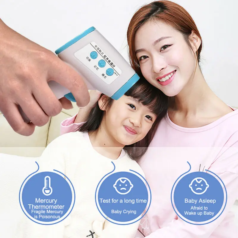

Household Digital Thermometer For Baby Non-Contact Forehead Thermometer Baby Adult Ear Non-Contact Infrared Temperature Tools