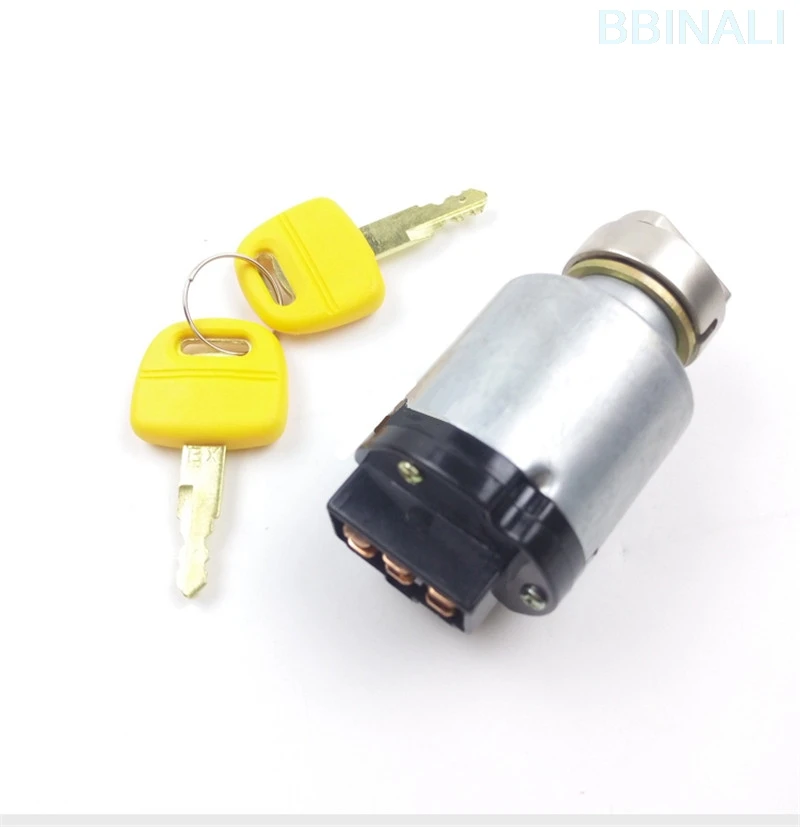 Для экскаватора HITACHI ZX60/70/120/200-3-5-6/210 переключатель зажигания экскаватора пусковой переключатель Электрический дверной замок аксессуары для экскаватора