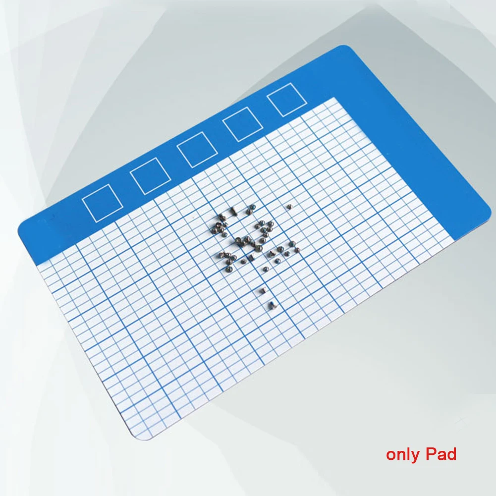 

Pad Repair Tools Work Pad Hand Magnetic Chart Plate Positioning Mobile Phone Universal Screw Memory Mat Mini Thin Storage