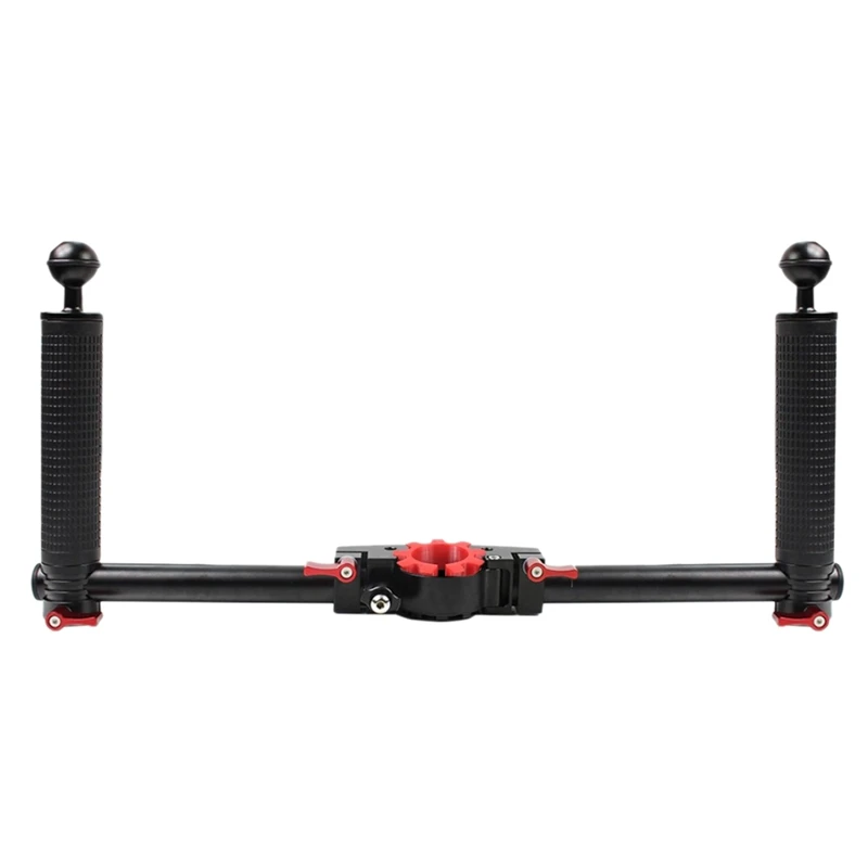 

PULUZ PU270 Dual Handle Handheld Grip Aluminum Alloy Camera Stabilizer for DJI RONIN-S for MOZA/ZhiYun/FeiyuTech Handheld Gimbal