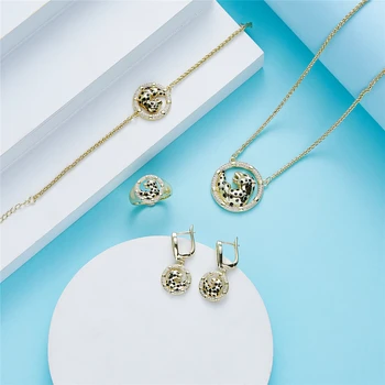 

2020 SEP summer new design jewelry set for women fashion jewelry set copper high quality jewelry set