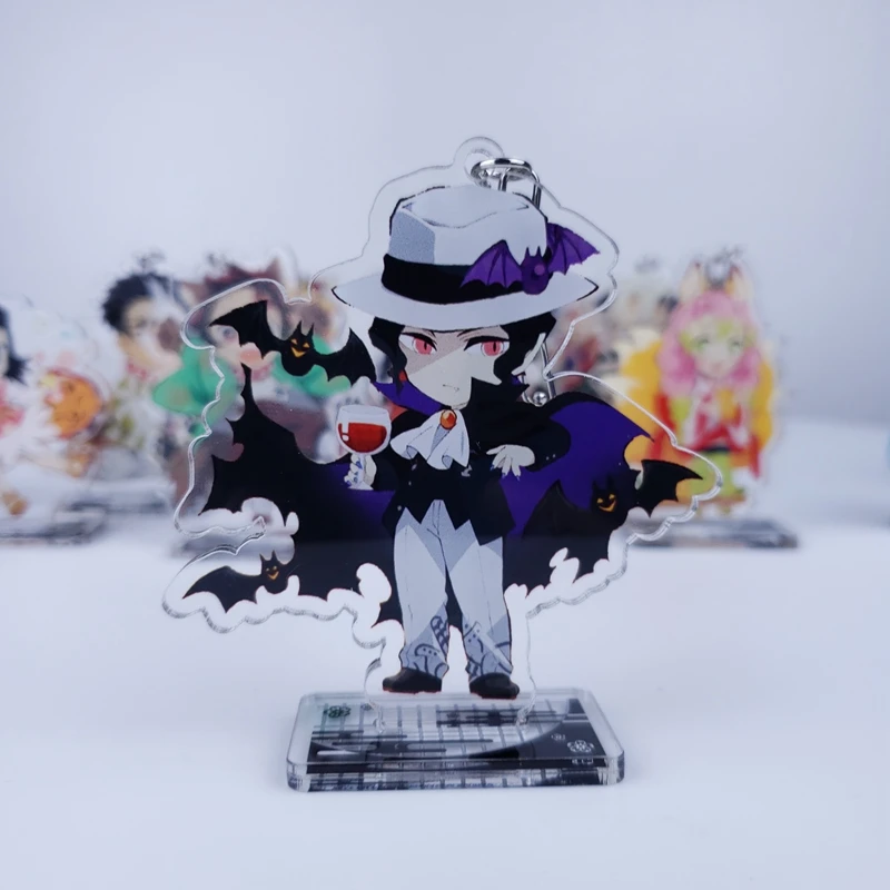 07 Demon Slayer: Kimetsu no Yaiba Nezuko Tsuyuri Kanawo Rengoku Kyoujurou Косплей акриловая настольная подставка фигурка подвеска брелок игрушка - Цвет: 07