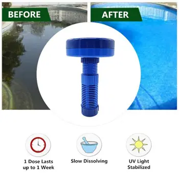 

Pool Chlorinator Tablet Chlorine Dispenser Inflatable Floating Dispenser Chlorine Chemical Adjustable Dispenser Floa