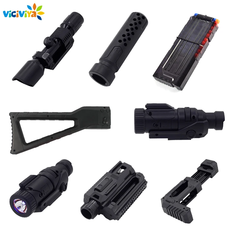 

Black Mod Shoulder Compatible Modified Part Front Tube Sighting Device For Nerf Elite Series DIY Toy Gun Accessories for Boy