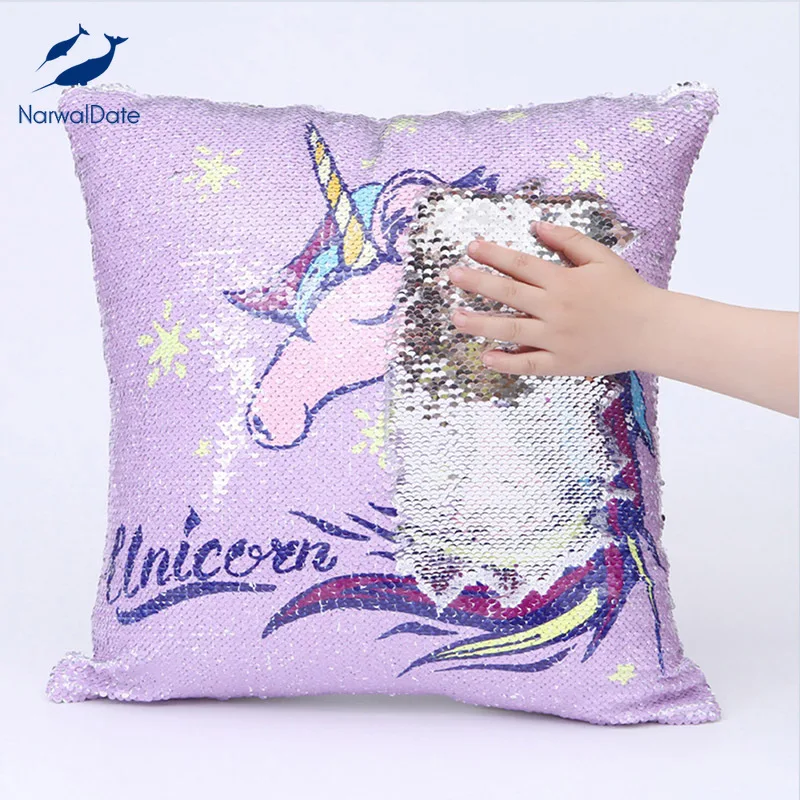 Шикарные женские босоножки с Единорог наволочки покрытия для подушек Decorativ