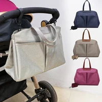 Büyük bebek bezi çantası bebek bebek çantası Nappy bebek bezi çantası arabası Buggy Pram sepeti sepeti kanca arabası aksesuarları anne omuzdan askili çanta