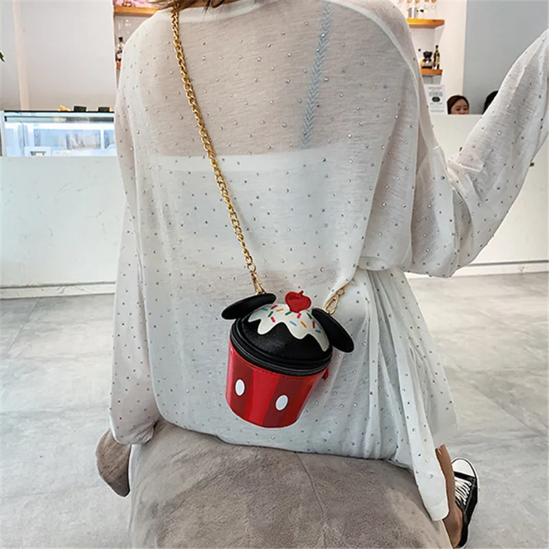 Брендовая Оригинальная дизайнерская модная сумка на заказ для женщин летняя Новинка Джокер натянутая текстура западный стиль сумка для мороженого