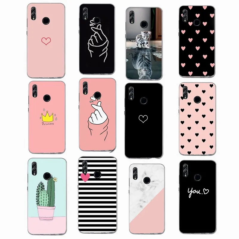 Чехол для Huawei P Smart 2019 Φ чехол P20 lite Pro P30 Lite P40 p40 E прозрачный мягкий силиконовый из