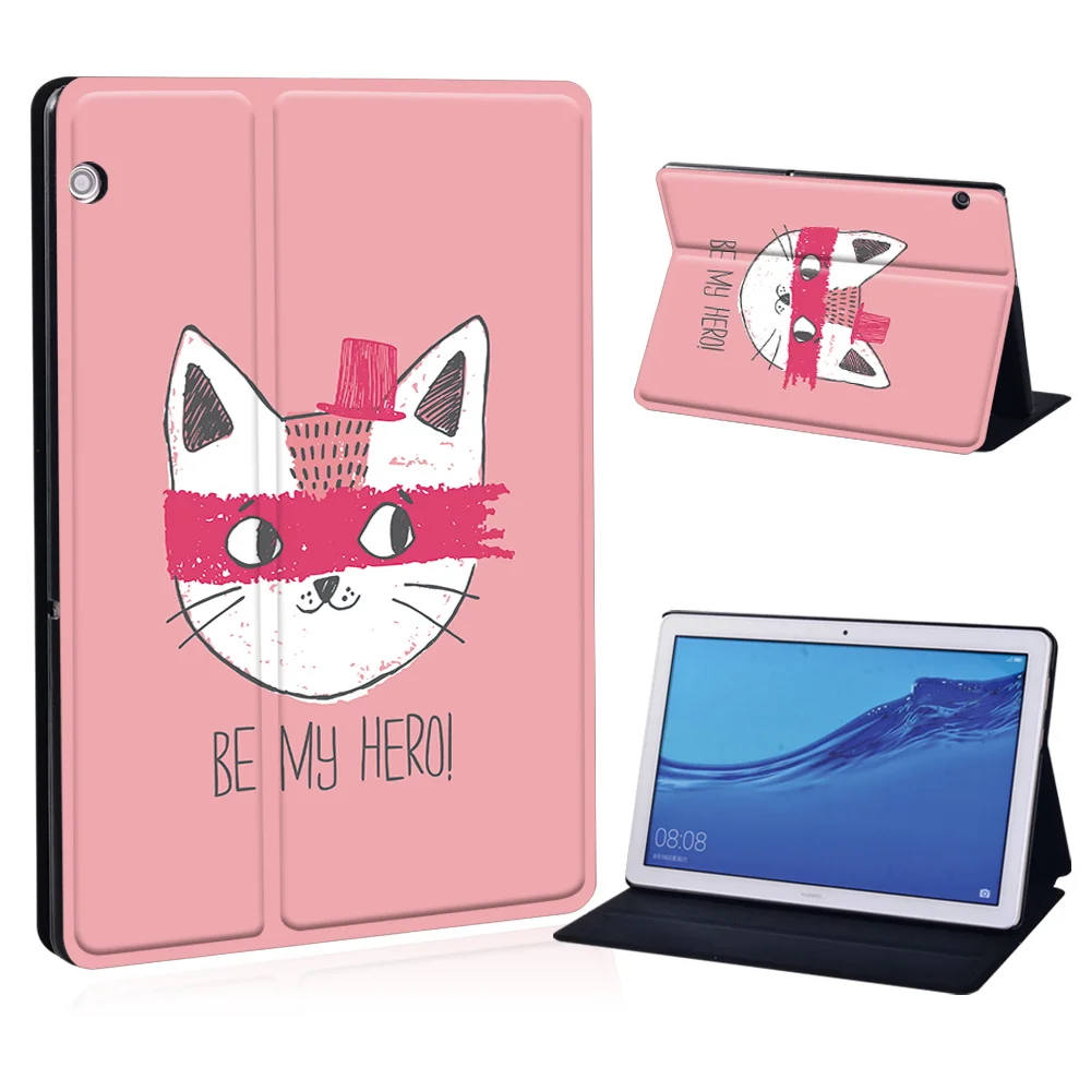 VOVIPO Coque Huawei MediaPad T5 10 -Coque De Protection Folio Stand Housse étui Case Cover Pour