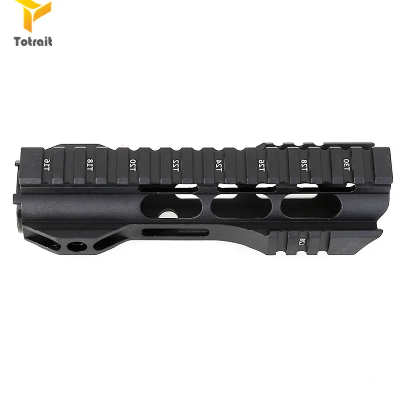 Totrait 7 10 12 15 дюймов AEG M4 M16 AR15 бесплатно поплавок M-Lock Quad Rail Handguard Пикатинни со стальной бочкой гайка для охоты B