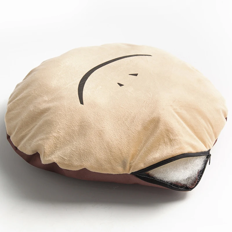 prativerdi Soft Cotton Cat Bed Warm Washable Pet Bed Kennel Crown Frog Design Mat Small Dog Bed Dog House Cat Mat Pet Supplies3 - 
