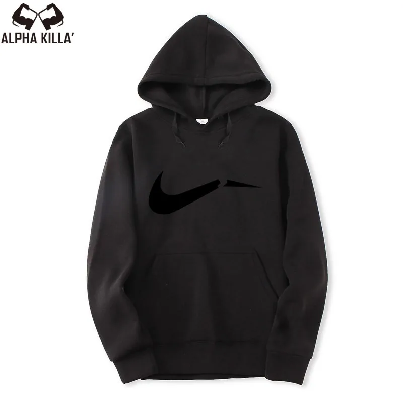 

2019 High Quality Spring And Autumn Solid Color Printing Pattern Men's Hoodie Street Casual Hoodie