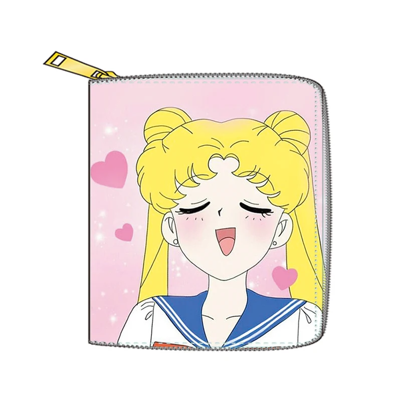 

Cute Girl Wallet of Anime Sailor Moon PU Leather Wallet Card Holder Purse Coin Purse for Gift Money Bag