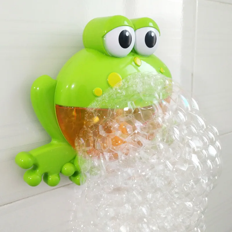 

Baby Bath Toys Frog Spitting Bubble Machine Infants' Bathtub Children Bath Babies' Bathroom Bath Toys Play with Water