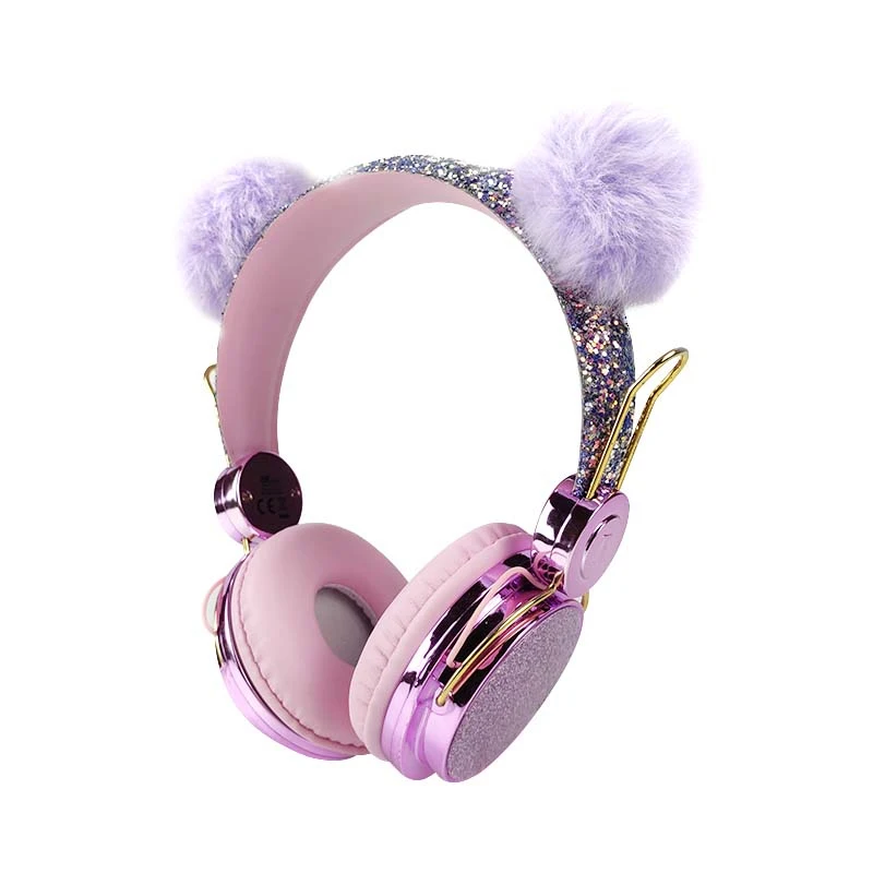 Wired Headphone with Microphone Girls 3 5mm Music Stereo Earphone Computer Mobile Phone Gamer Cat Headphones Girl Gift Cute Kids