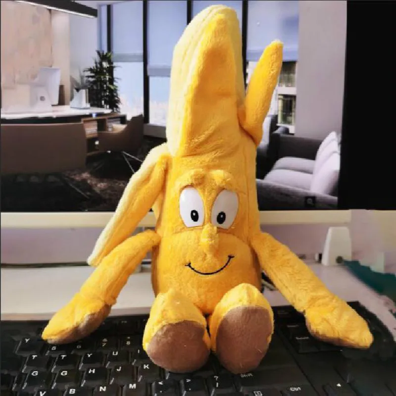 

2020 New Plush Toy Fruit And Vegetable Banana Cartoon Cute Soft Plush Plush Pillow Toy Suitable For Various Gifting Environments