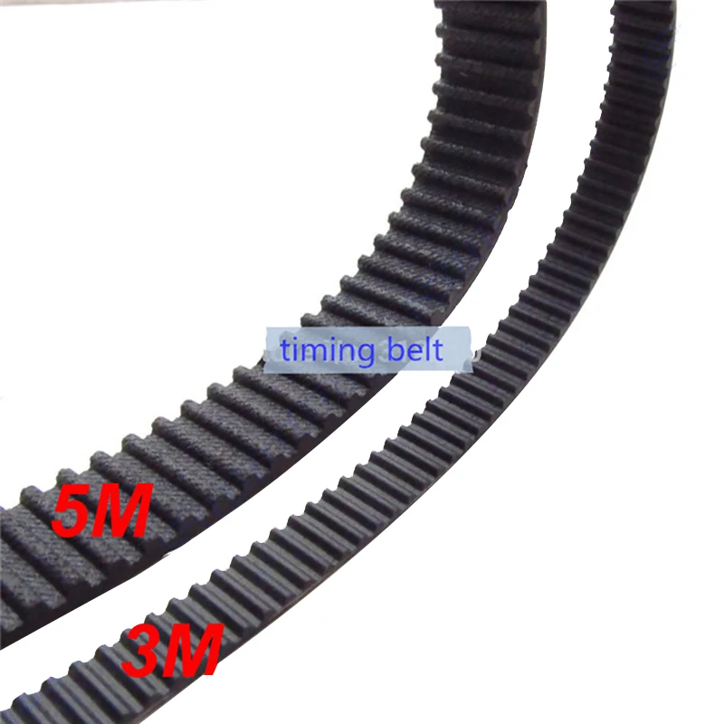 Xianglaa-Courroie De Distribution HTD3M Longueur 186/189/195/198/201/207/213/216/225/228/240 Mm Largeur 6/10/15 Mm Caoutchouc HTD3M Taille Précise De