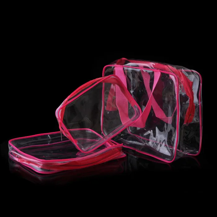 Новая модная косметичка, прозрачная водонепроницаемая сумка из ПВХ, сумки для мытья макияжа, органайзер для косметики