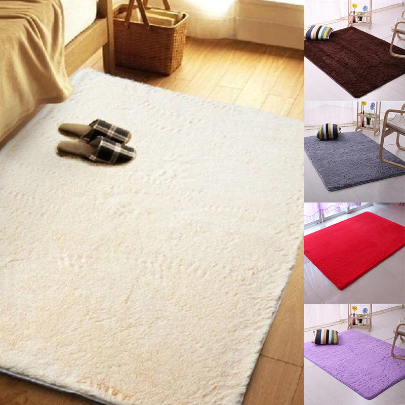 Коврик для двери в свадебную комнату, одеяло, ковер из полиэфирного волокна, ковер для гостиной, плюшевый коврик, противоскользящий ворсистый мат, мягкая подкладка, для спальни