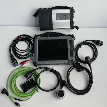 

MB Star Professional Diagnostic Tool MB SD C5 with Laptop IX104 I7cpu 4gb Tablet install V12.2019 480 ssd software with dts d.as