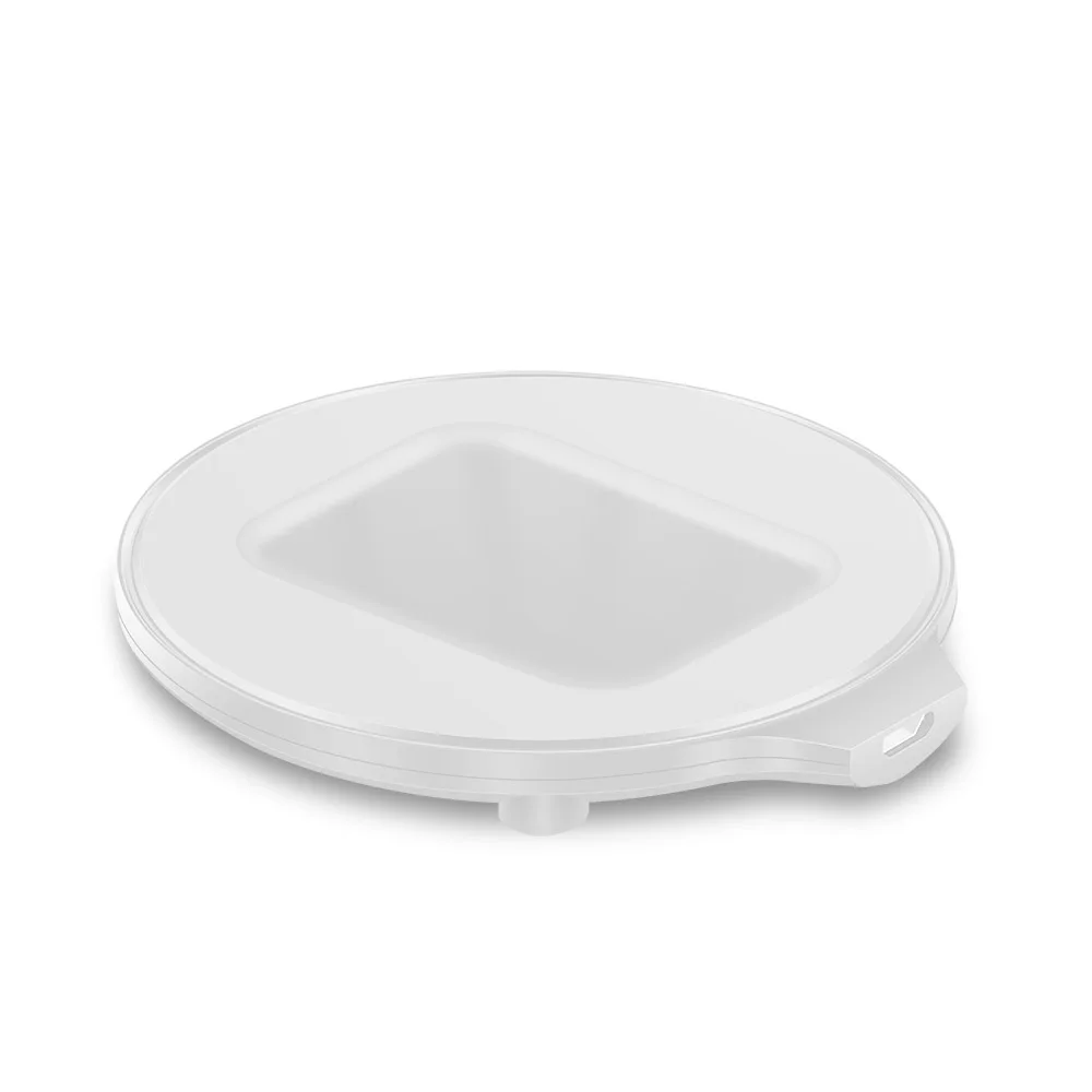 Белый Беспроводная зарядка для AirPods, bluetooth-гарнитура, беспроводное зарядное устройство для airpods pro, беспроводное зарядное устройство, портативное зарядное устройство - Цвет: Белый