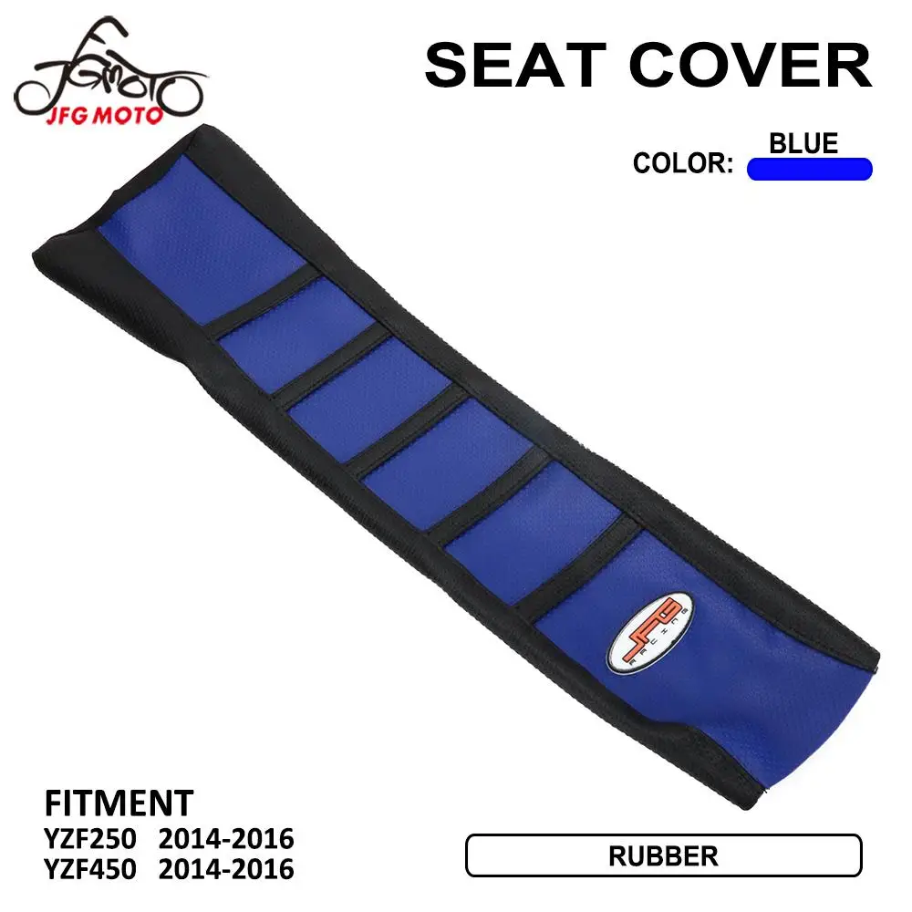 Motorcycle Leather Gripper Rubber Seat Cover For Yamaha YZ250F YZ450F